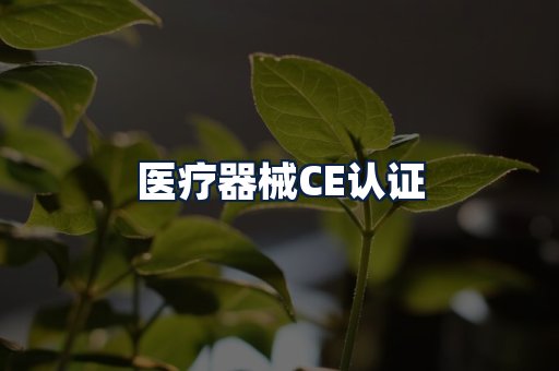 医疗器械CE认证